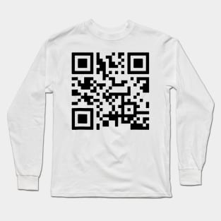 Fuck-You-QR-Code Long Sleeve T-Shirt